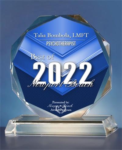Talia Bombola, LMFT Receives 2022 Best of Newport Beach Award